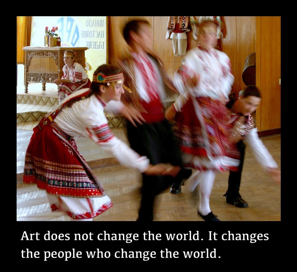 Young people's dance project from the Living Heritage programme in Bulgaria, 2004